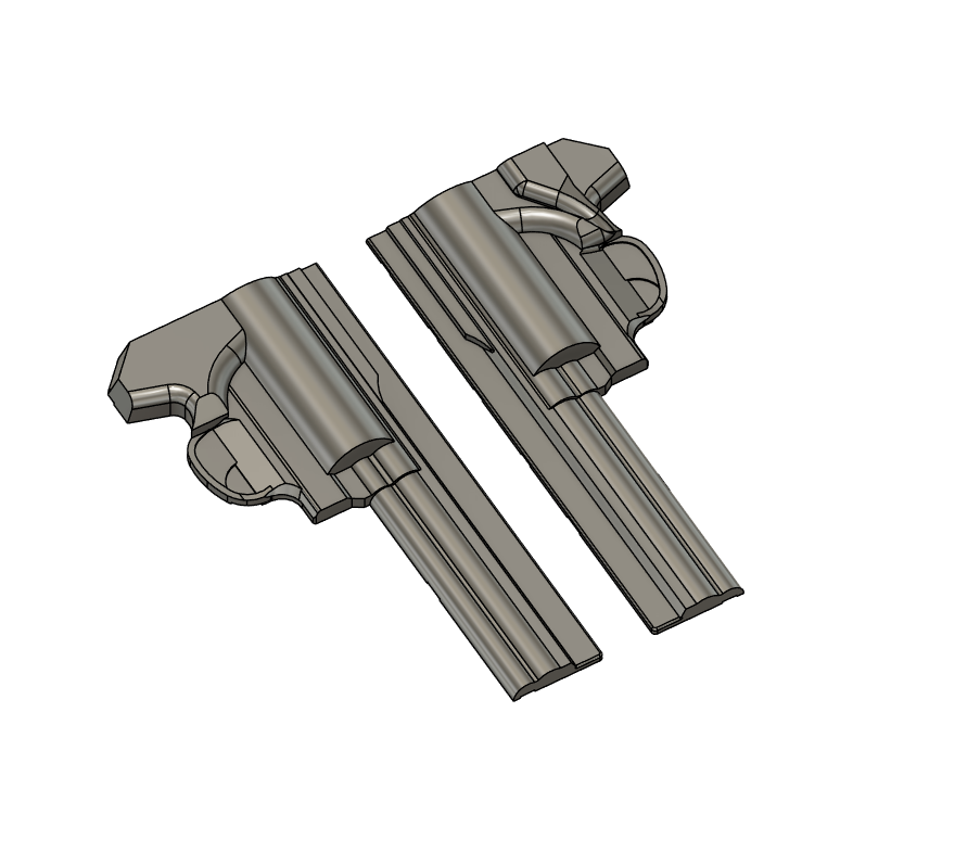 Halves Holster Mold